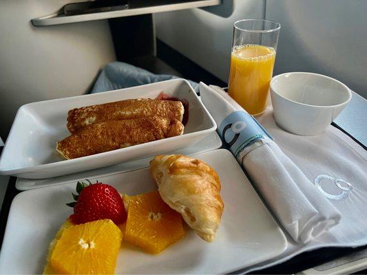 Breakfast from NY to Paris