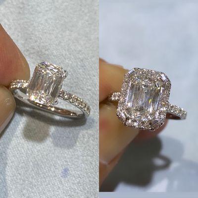 Halo or No Halo solitaire ring ??