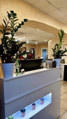 Reception desk