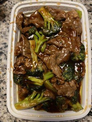 Beef with broccoli