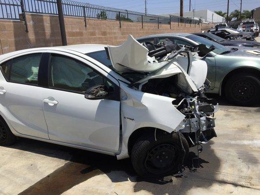 This is what JZ Autobody DID TO MY CAR. They stole it, totaled it. After the insurance claim goes through, we'll have LOST $16,000.