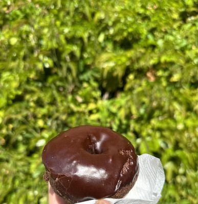 Chocolate cake donut