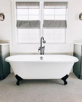 Randolph Morris 66" Cambridge Cast Iron Double Ended Clawfoot Tub