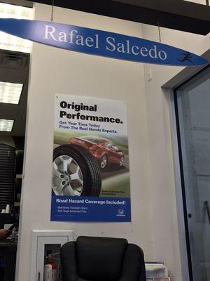 Rafael Salcedo....best service advisor out there!!!!!!!