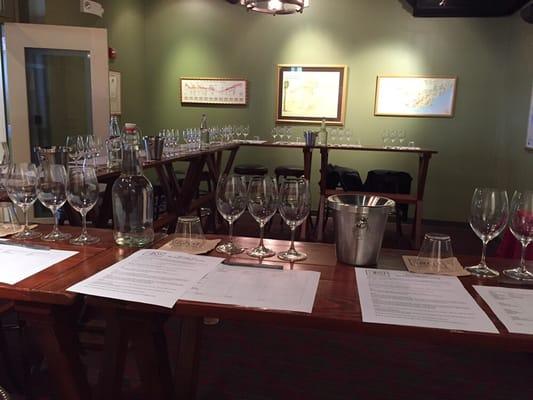 Wine tasting class!