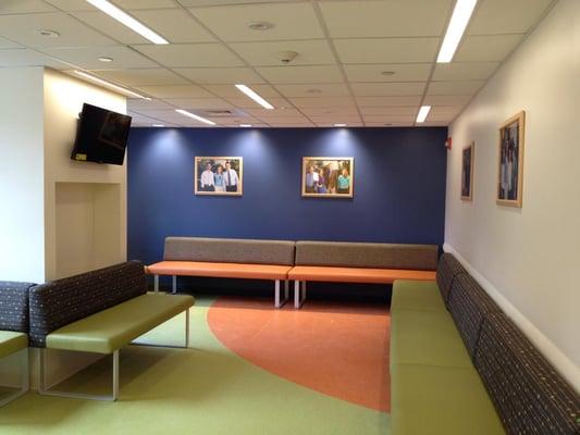 Our newly renovated waiting room!