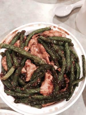 Chicken with string beans