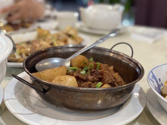 Beef Brisket with Daikon Radish.