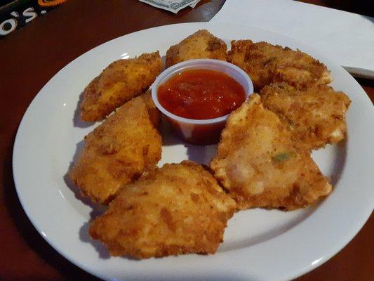 Fried ravioli