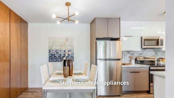 Stainless steel appliances by 6 Hammers