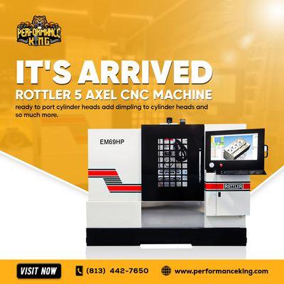 The NEW Rottler 5 axis CNC machine has arrived.