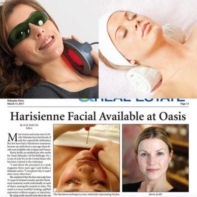 Specialty Facial at Oasis Palisades  B-Light, Harisienne, Micro-Current.....