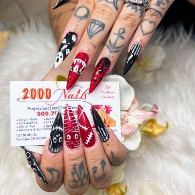 Halloween nails design