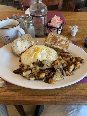 Corn Beef Hash and eggs!