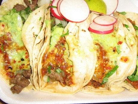 asada and al pastor tacos