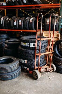 We carry a large selection of top quality tires!