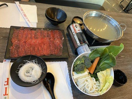 Premium Beef Tenderloin hot pot