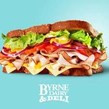 Byrne Dairy sandwich advertised,  not what you actually get.