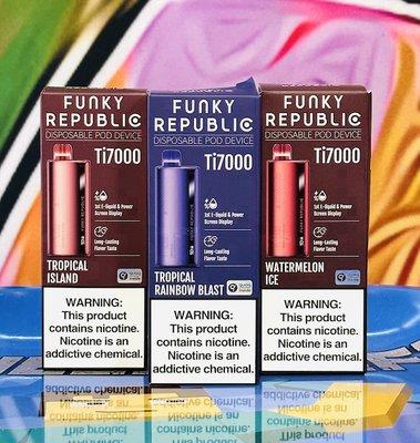 FUNKY REPUBLIC TI7000 FLAVORS