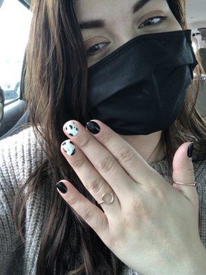 The cutest cow nails ever!