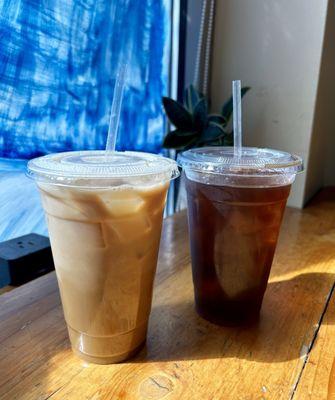 Honey Lavender Latte & Cold Brew