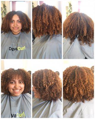 Cindy is awsome !  she is my go to curly girl hair stylist! She gave me a great devacut