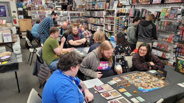 We host Free Board Game Demos at both store locations, Fitchburg and Worcester! Visit our website or sign up for our newsletter for updates!