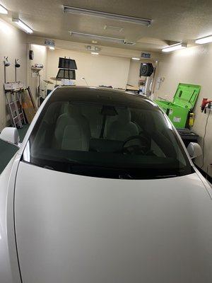 Tint for our Tesla