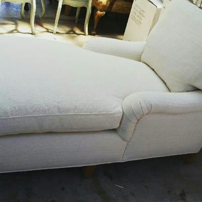 Recovered chaise lounge