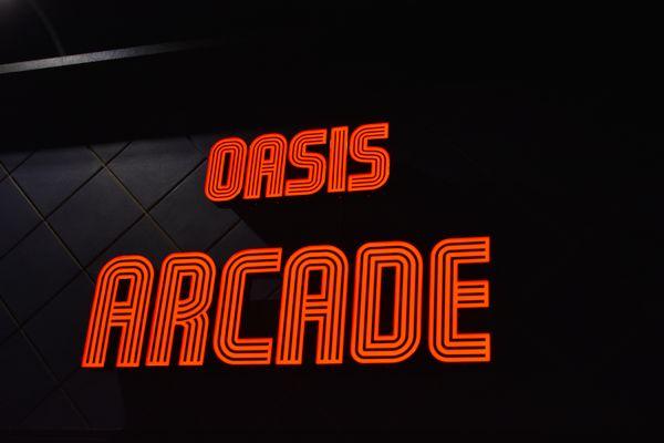 Oasis Arcade Channel Letters