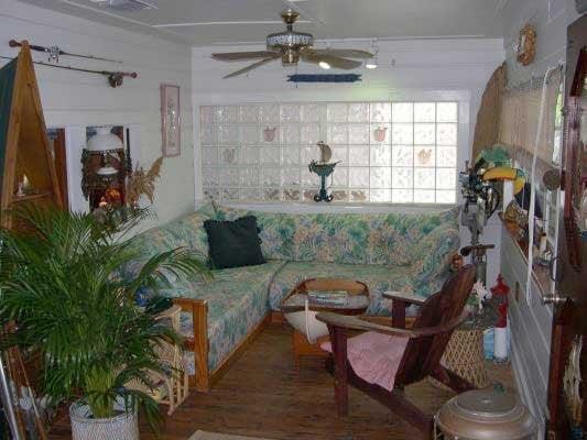 Nautical decor, comfortable, clean accommodations when you book with the Fla Keys Cottage vacation rentals.