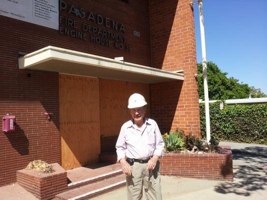 Walter Vargas at Pasadena Fire Station #39