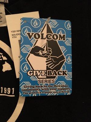 Love that Volcom is giving back the islands!