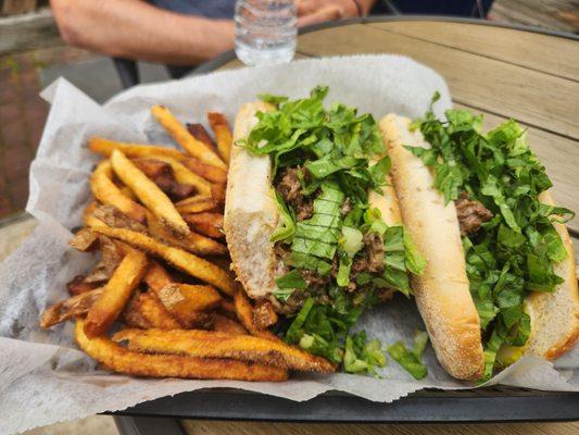 Big Mac cheesesteak