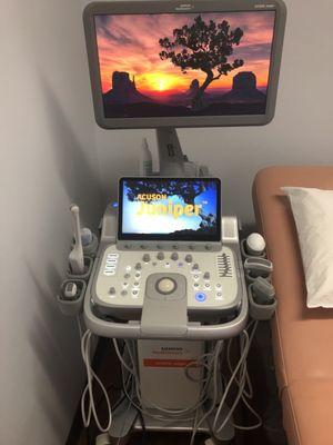 New ultrasound!  Ready for your OB or echocardiograms.