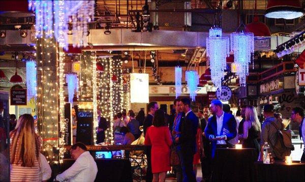 Guests loved how glitzy the normally bustling market felt!