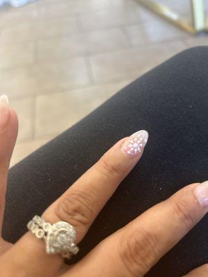 Snowflake nails