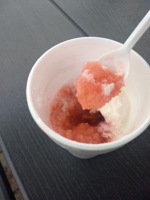 Tigers blood snow cone