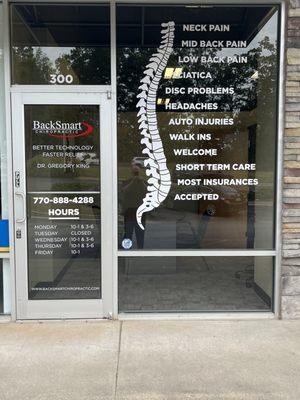 Front Door Backsmart Health Chiropractic