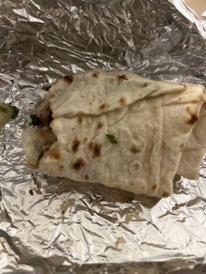 Grilled chicken wrap (sorry, I was almost done with it before I realized I should take a picture)