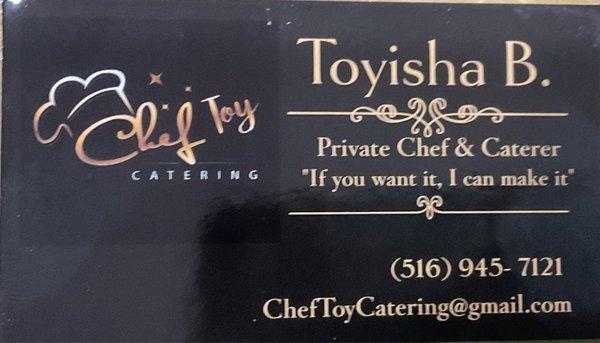 Chef Toy Catering