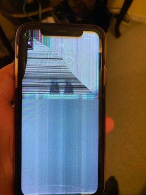 Phone before fix