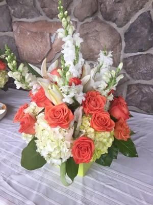 Custom ,unique arrangements ....."Orange Deams "