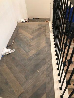 Hardwood Flooring installation in Fremont Ca, new home by McCurley's Floor Center carper and hardwood retailers San Ramon ,Pleasanton Ca.