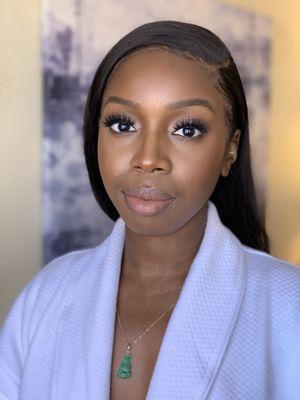 Bridal makeup for African American Women