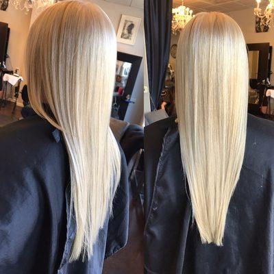 Long, healthy and icy blonde-By Ashley Gorman