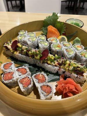 Spicy tuna roll, Alaska Roll, California Roll