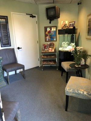 Waiting room with Saltwater Fish tank