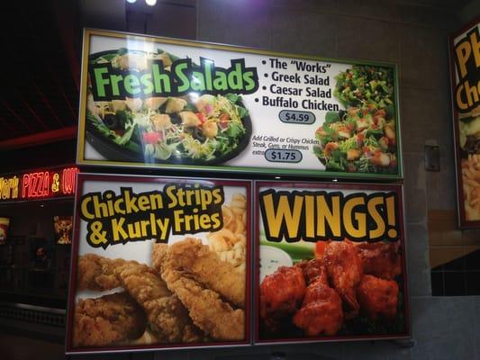 Superb wings.. Salads.  And chicken strips....