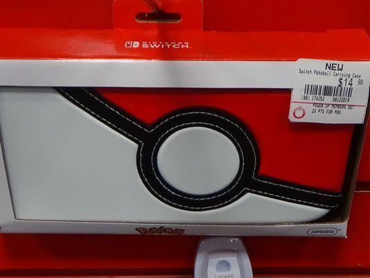 The Nintendo Switch Pokeball carrying case